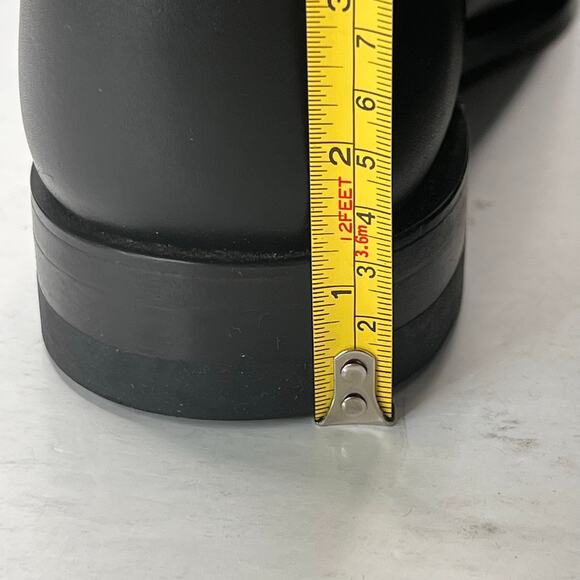 Justin Classic Roper Western Cowboy Leather Boots Black Men's 12E - Picture 7 of 9